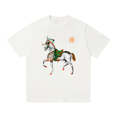 HERMES Kaos Logo Seri Huruf, Unisex '"COD '" HE - 14
