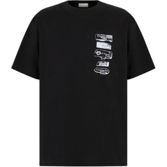 Kaos Pendek DIOR dengan Motif Gambar/Cetak, Cocok untuk Pria dan Wanita -D-19