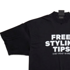 Kaos Pendek Balenciaga dengan Motif Gambar/Cetak, Cocok untuk Pria dan Wanita -BL-45