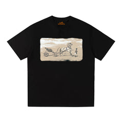 HERMES Kaos Logo Seri Huruf, Unisex '"COD '" HE - 6