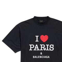 Kaos Pendek Balenciaga dengan Motif Gambar/Cetak, Cocok untuk Pria dan Wanita -BL-03
