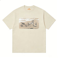 HERMES Kaos Logo Seri Huruf, Unisex '"COD '" HE - 6