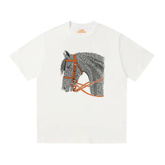 HERMES Kaos Logo Seri Huruf, Unisex '"COD '" HE - 1