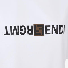 Kaos Pendek FENDI dengan Motif Gambar/Cetak, Cocok untuk Pria dan WanitaF-16