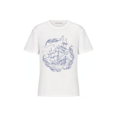 Kaos Pendek DIOR dengan Motif Gambar/Cetak, Cocok untuk Pria dan Wanita -D-20
