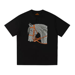 HERMES Kaos Logo Seri Huruf, Unisex '"COD '" HE - 1