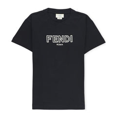 Kaos Pendek FENDI dengan Motif Gambar/Cetak, Cocok untuk Pria dan WanitaF-35