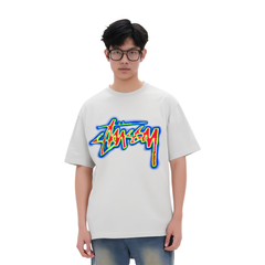 STUSSY Kaos Oversize Original - Kualitas Terbaik, Unisex, COD'-S-4