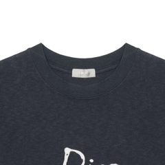 Kaos Pendek DIOR dengan Motif Gambar/Cetak, Cocok untuk Pria dan Wanita -D-02