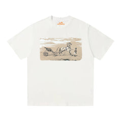 HERMES Kaos Logo Seri Huruf, Unisex '"COD '" HE - 6