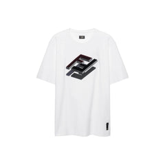 Kaos Pendek FENDI dengan Motif Gambar/Cetak, Cocok untuk Pria dan WanitaF-11
