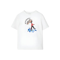 Burberry Kaos Logo Seri Huruf, Unisex, COD '"B-66