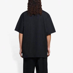 Kaos Pendek Balenciaga dengan Motif Gambar/Cetak, Cocok untuk Pria dan Wanita -BL-46