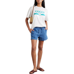 GUCCI Kaos Oversize Original - Kualitas Terbaik, Unisex, COD     '"  G-48