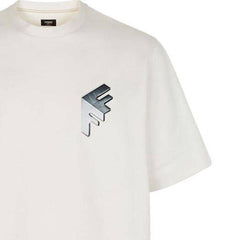 Kaos Pendek FENDI dengan Motif Gambar/Cetak, Cocok untuk Pria dan WanitaF-15