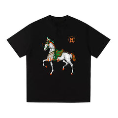 HERMES Kaos Logo Seri Huruf, Unisex '"COD '"  HE - 14