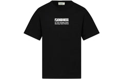 Kaos Pendek FENDI dengan Motif Gambar/Cetak, Cocok untuk Pria dan WanitaF-52