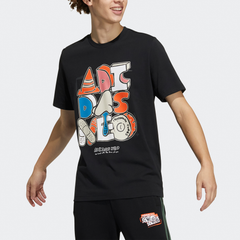 adidas Kaos Logo Seri Huruf, Unisex, COD '" AD-17