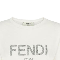 Kaos Pendek FENDI dengan Motif Gambar/Cetak, Cocok untuk Pria dan WanitaF-08