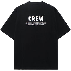 Kaos Pendek Balenciaga dengan Motif Gambar/Cetak, Cocok untuk Pria dan Wanita -BL-12