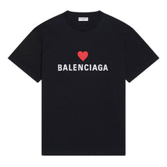 Kaos Pendek Balenciaga dengan Motif Gambar/Cetak, Cocok untuk Pria dan Wanita -BL-38