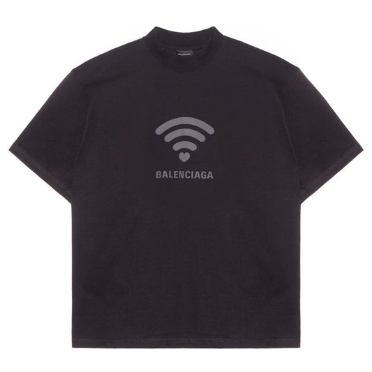 Kaos Pendek Balenciaga dengan Motif Gambar/Cetak, Cocok untuk Pria dan Wanita -BL-26