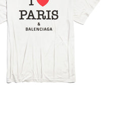 Kaos Pendek Balenciaga dengan Motif Gambar/Cetak, Cocok untuk Pria dan Wanita -BL-04