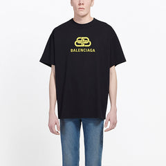 Kaos Pendek Balenciaga dengan Motif Gambar/Cetak, Cocok untuk Pria dan Wanita -BL-30