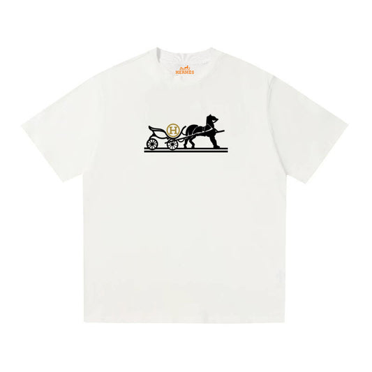 HERMES Kaos Logo Seri Huruf, Unisex '"COD '"  HE - 3